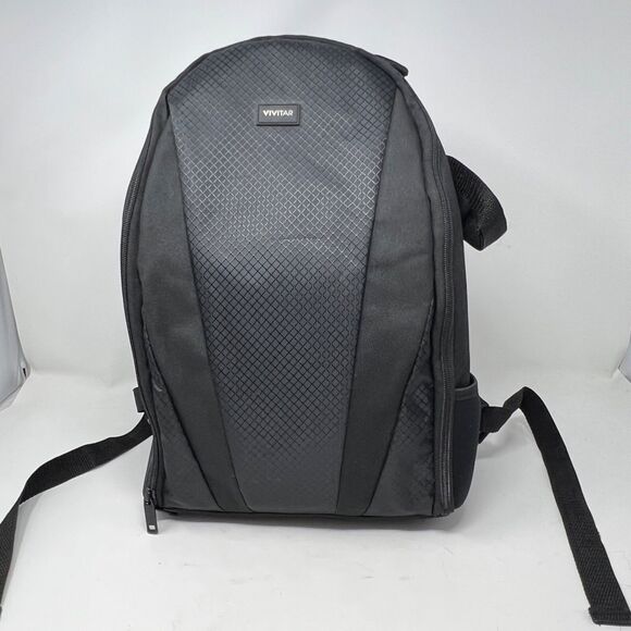 Vivitar Padded Camera Backpack, Black - Picture 1 of 8